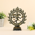 Brass Antique Nataraja Shiv Idol Hindu Lord Dancing Shiva Statue